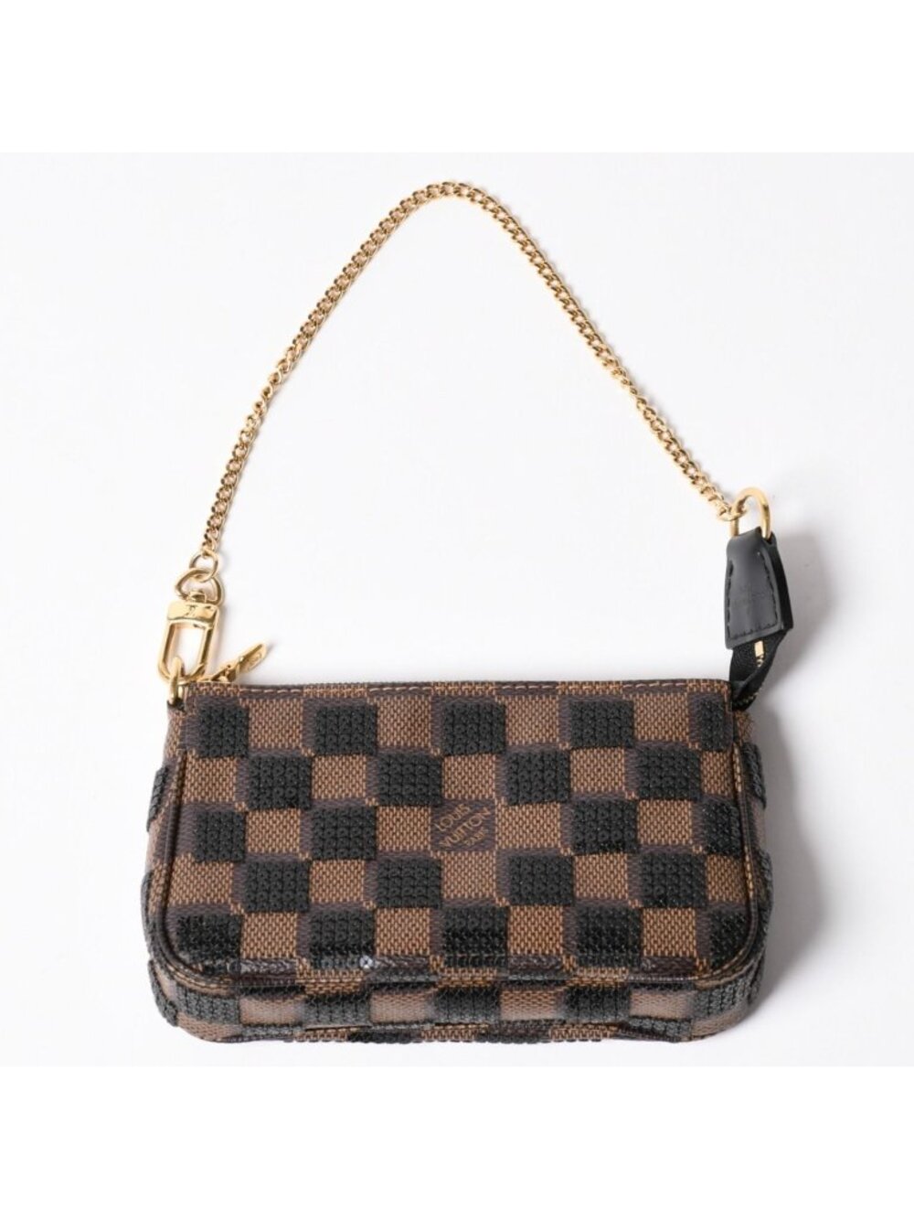 Louis Vuitton Monogram Mini Pochette Accessoires Damier Payette Sequins Pouch